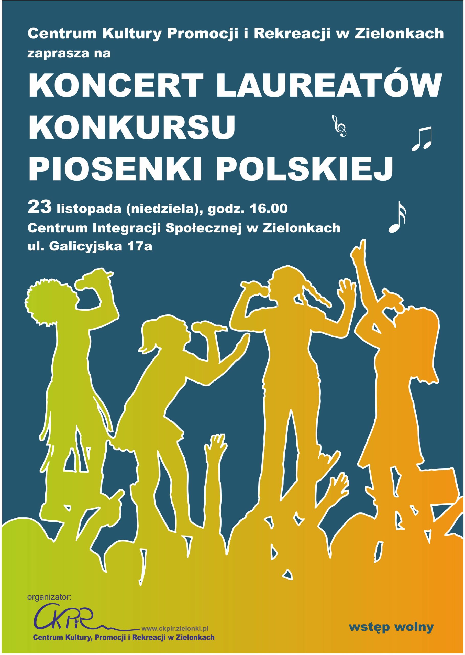 plakat konkurs piosenki polskiej 14